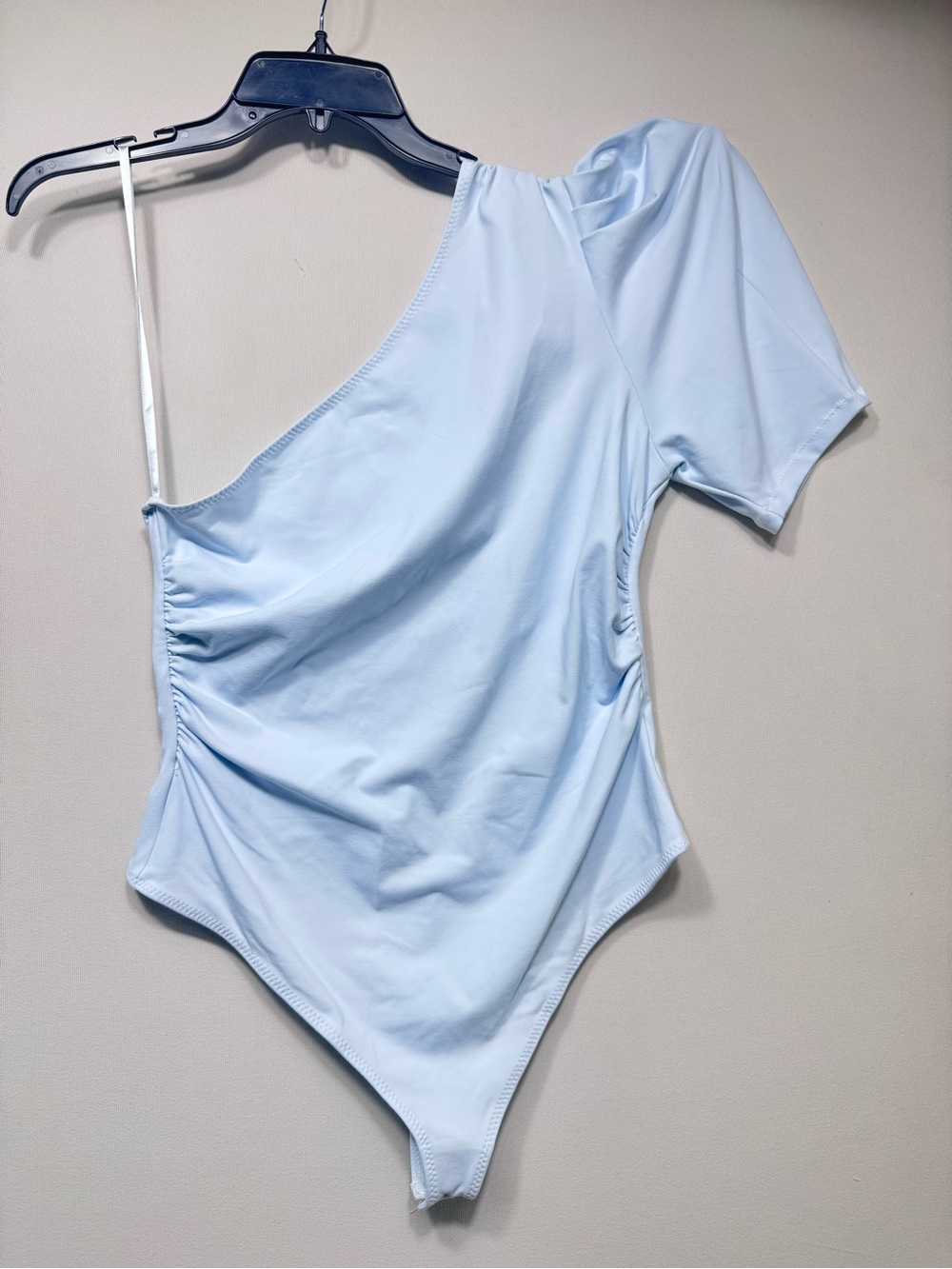 Free People Somethin' Bout You Solid Bodysuit Light Blue nwt size large